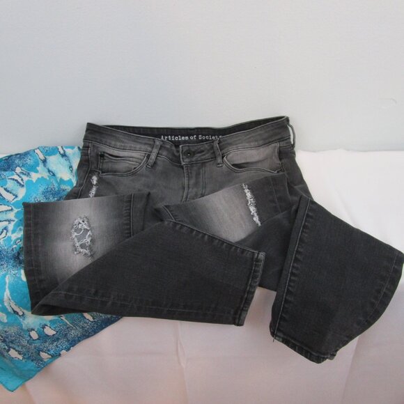 Articles Of Society Denim - Articles Of Society Sarah Storm Distressed Stretch Skinny Jeans